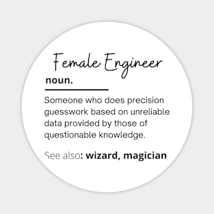 female engineer definition Magnet